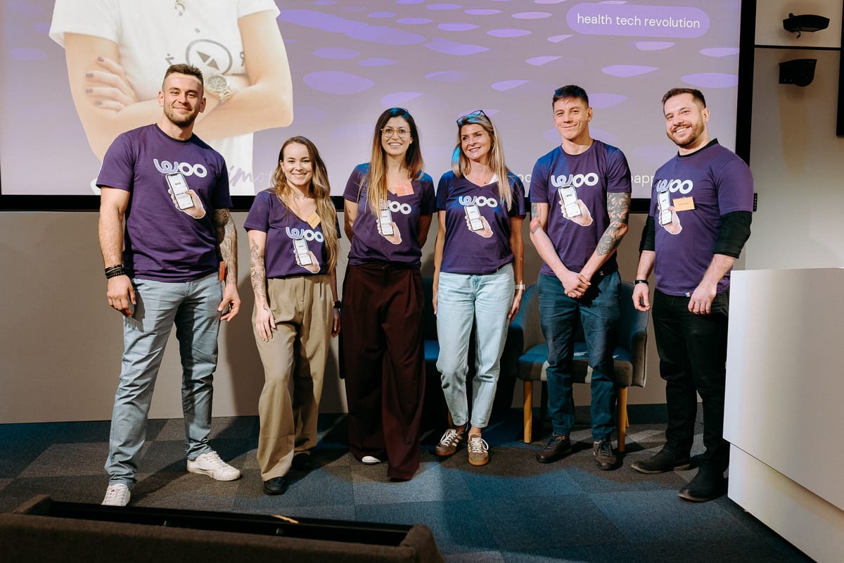 Zespół WooPro na scenie podczas wydarzenia